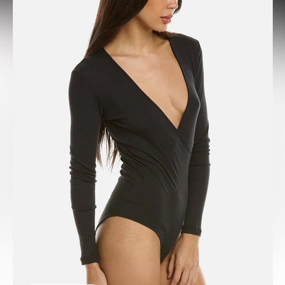 BA&SH Celia Bodysuit Black - Picture 3 of 6